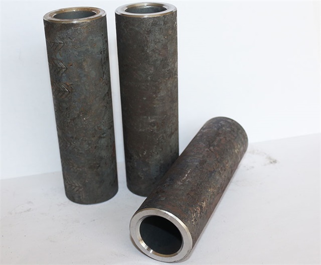 西山冷挤压钢筋套筒应该怎么样激光打标